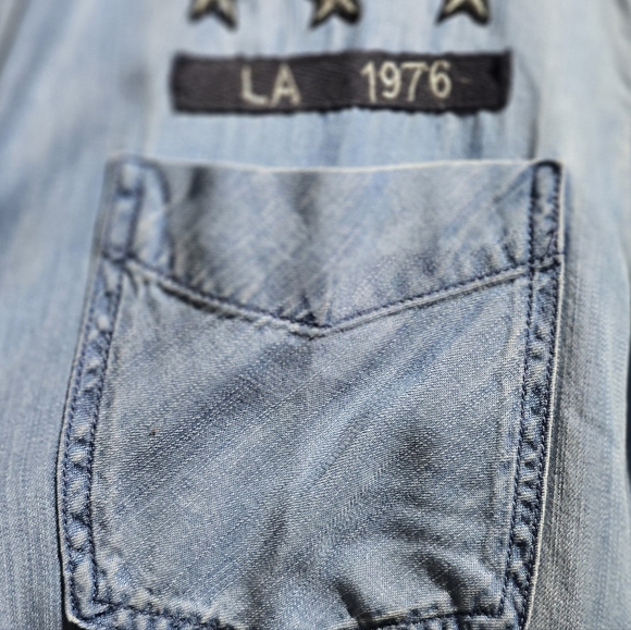 Jean shirt with patches from Nordstrom - Picture 4 of 5